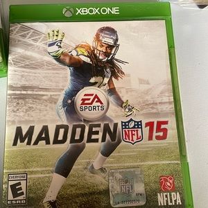 Madden NFL 15 Xbox One With case.